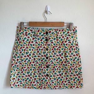 J. Crew Floral Skirt